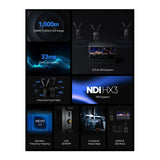 Hollyland Cosmo C2 Wireless Video Transmission System Bundle with Accessories