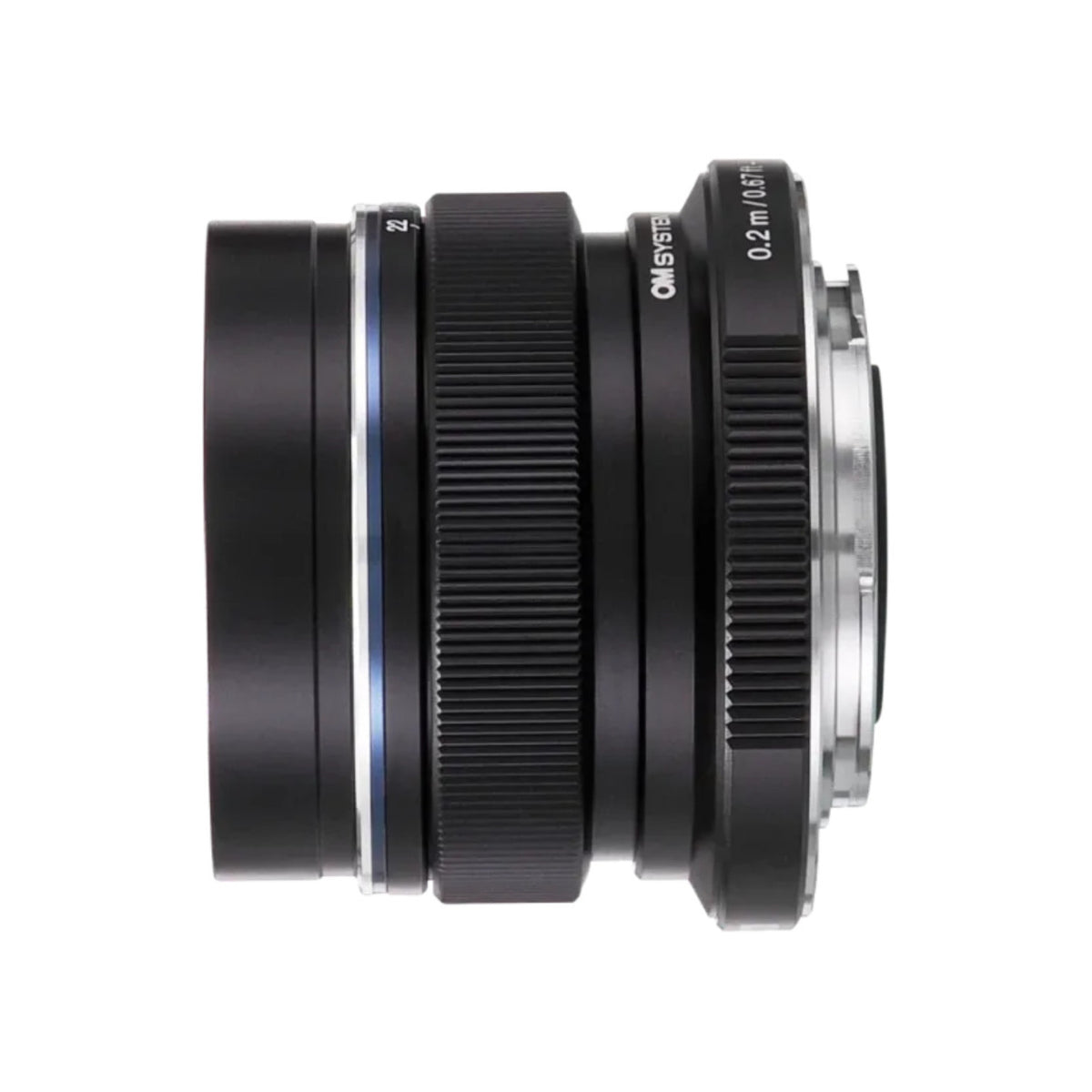 OM SYSTEM M.Zuiko Digital ED 12mm F2 Compact Wide Angle Prime Lens with Lightweight Body (Black)