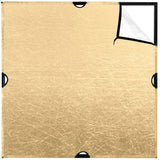 Westcott Scrim Jim Cine 2-in-1 Gold/White Bounce Fabric (4' x 4')