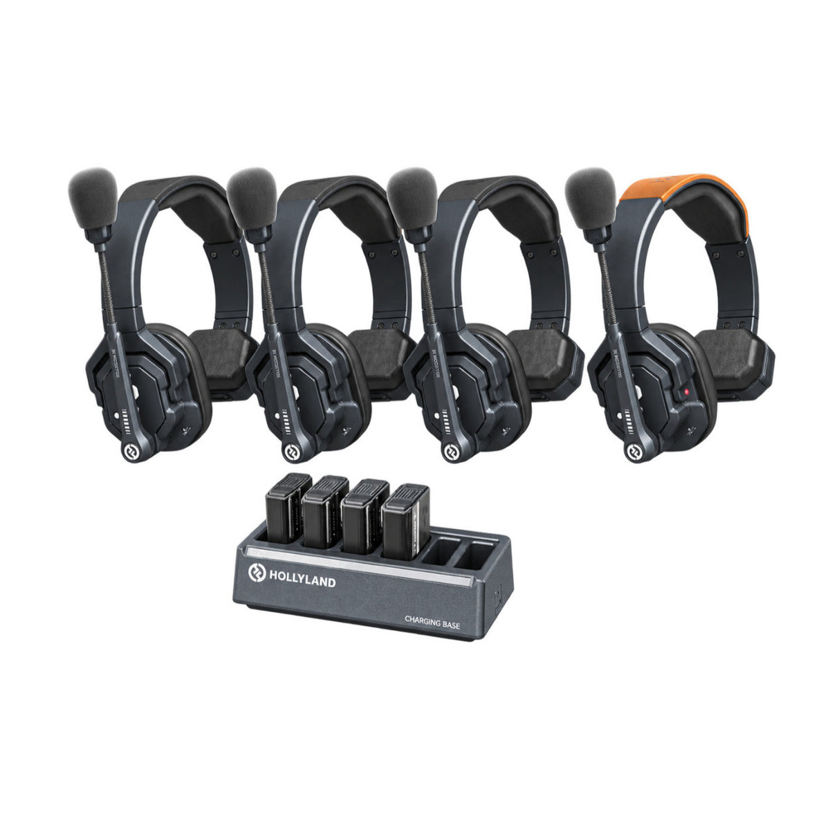 Hollyland Solidcom SE Global 4S 4-Person Noise Cancelling Wireless Intercom Headset System