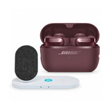 Bose Ultra 2nd Gen Open-Ear Wireless Earbuds (Cherry Chocolate) with Fast Wireless Charging Pad