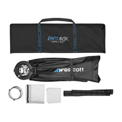 Westcott Rapid Box Switch 3ft Octa Fold-Flat Softbox with Egg Crate Grid and Diffusion Panels