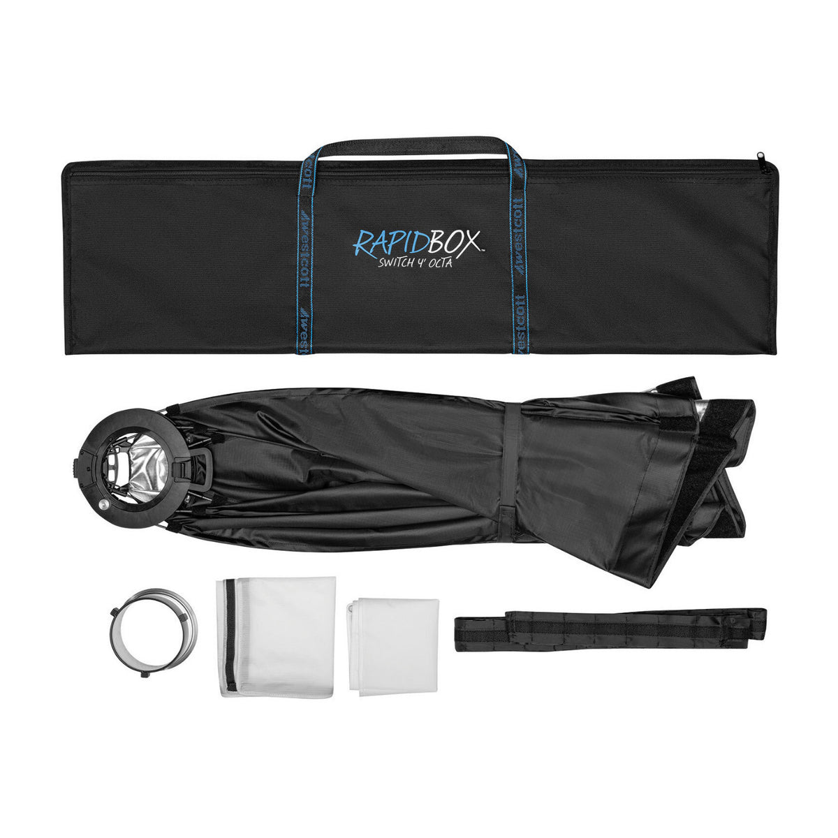 Westcott Rapid Box Switch 4ft Octa Fold-Flat Softbox with Egg Crate Grid and Diffusion Panels