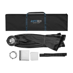 Westcott Rapid Box Switch 4ft Octa Fold-Flat Softbox with Egg Crate Grid and Diffusion Panels