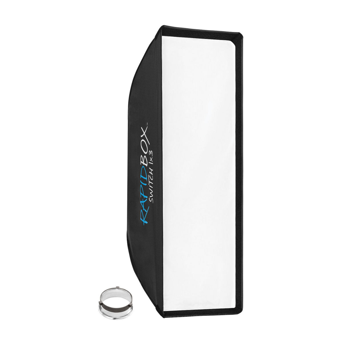 Westcott Rapid Box Switch 1x3ft Strip Fold-Flat Softbox with Egg Crate Grid and Diffusion Panels