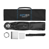 Westcott Rapid Box Switch 1x4ft Strip Fold-Flat Softbox with Egg Crate Grid and Diffusion Panels