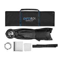 Westcott Rapid Box Switch 2x3ft Rectangular Softbox with Egg Crate Grid and Diffusion Panels