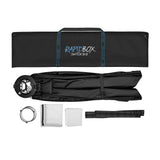 Westcott Rapid Box Switch 3x3ft Square Fold-Flat Softbox with Egg Crate Grid and Diffusion Panels