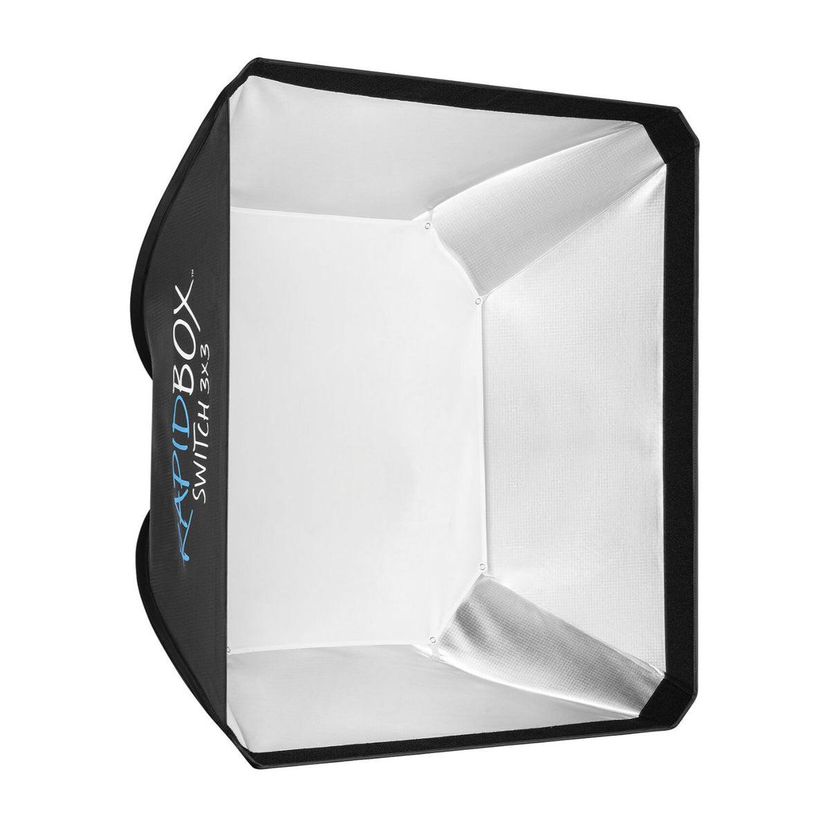 Westcott Rapid Box Switch 3x3ft Square Fold-Flat Softbox with Egg Crate Grid and Diffusion Panels