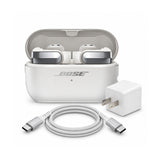 Bose Ultra 2nd Gen Open-Ear Wireless Earbuds (White) with USB-C Cable and Accessory Bundle