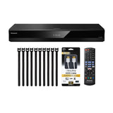 Panasonic DP-UB820P-K 4K HDR Blu-ray Player with High-Definition Cable and Ties