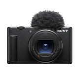 Sony ZV-1 II Vlog Camera (Black) with 18-50mm f/1.8-4 Lens and Mini Flash Bundle