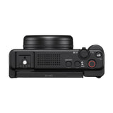 Sony ZV-1 II Vlog Camera (Black) with 18-50mm f/1.8-4 Lens and Mini Flash Bundle