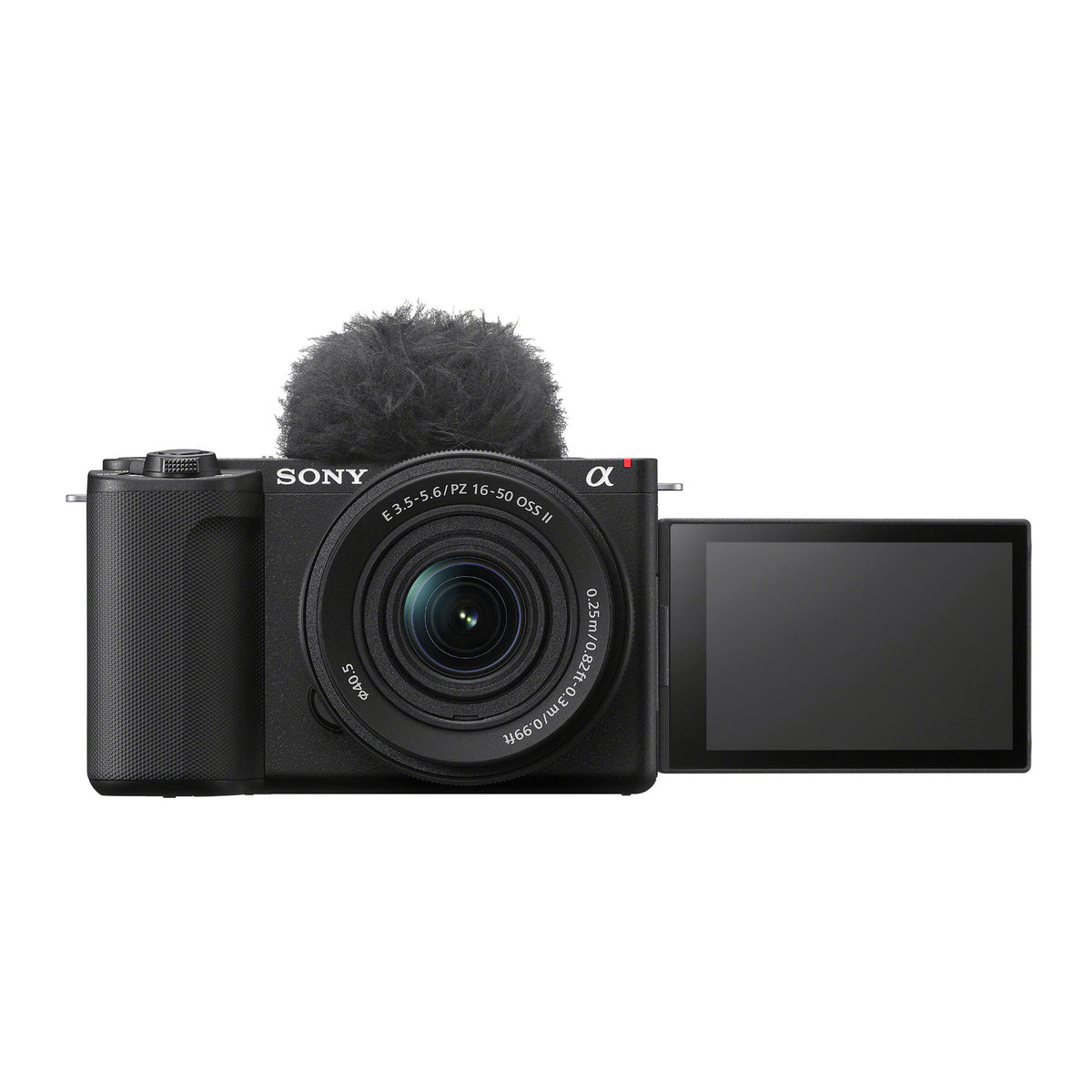 Sony ZV-E10 II Mirrorless Camera (Black) with 16-50mm Lens and Mini Flash Bundle