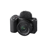 Sony ZV-E10 II Mirrorless Camera (Black) with 16-50mm Lens and Mini Flash Bundle