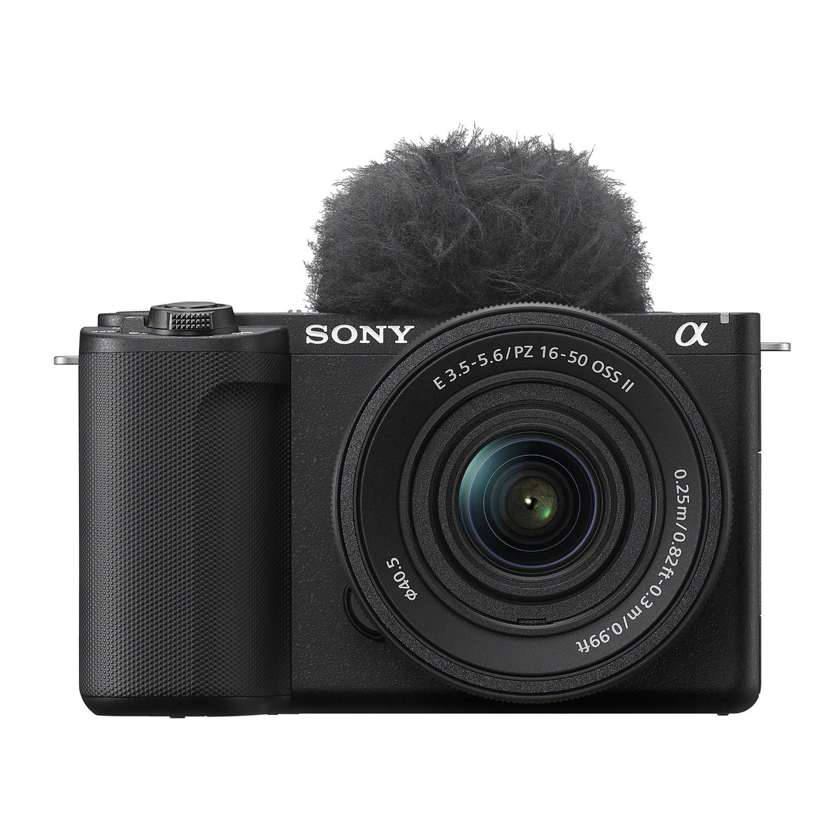 Sony ZV-E10 II Mirrorless Camera (Black) with 16-50mm Lens and Mini Flash Bundle
