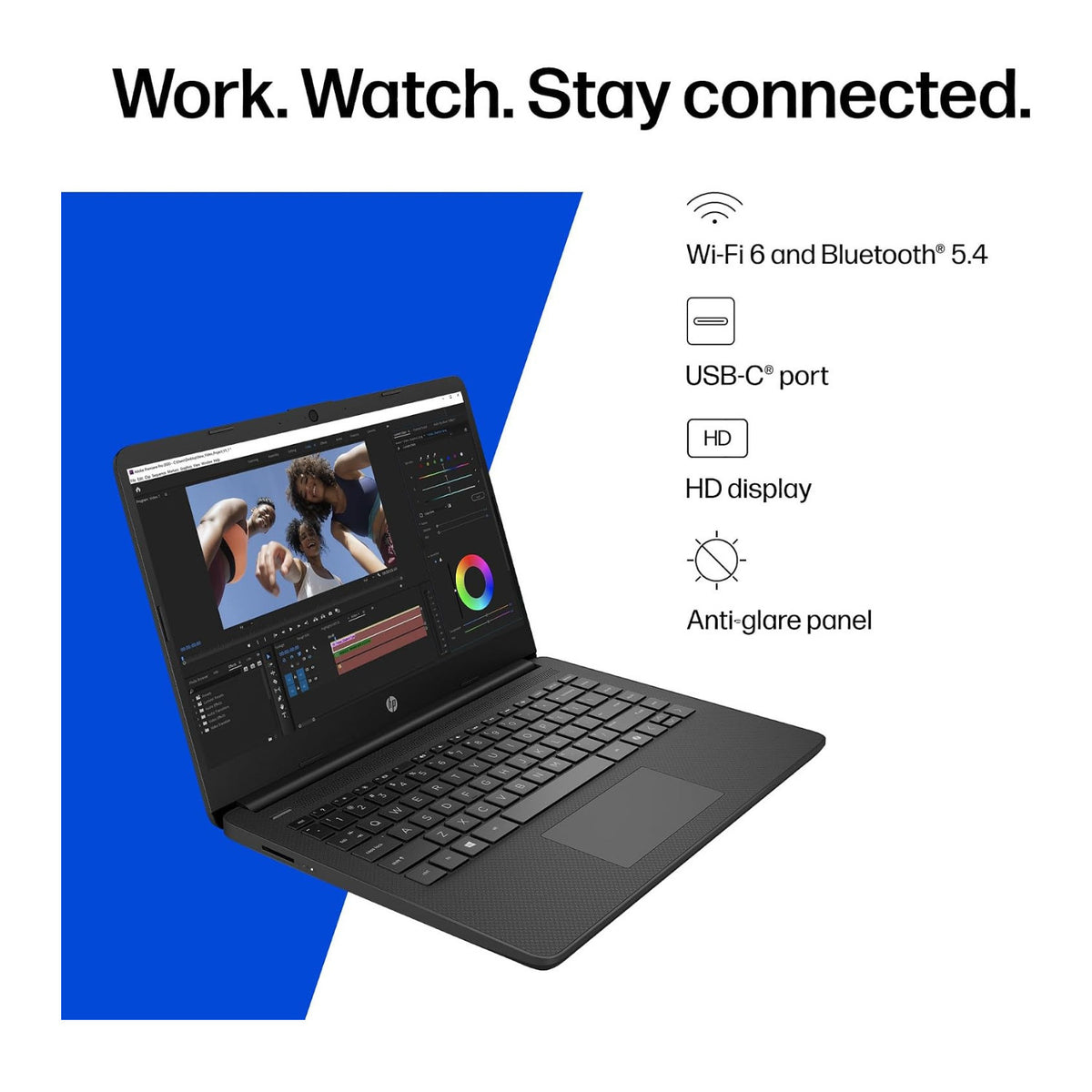 HP 14 Inch Laptop Intel N150 4GB RAM 128GB UFS Intel Graphics Windows 11 Home