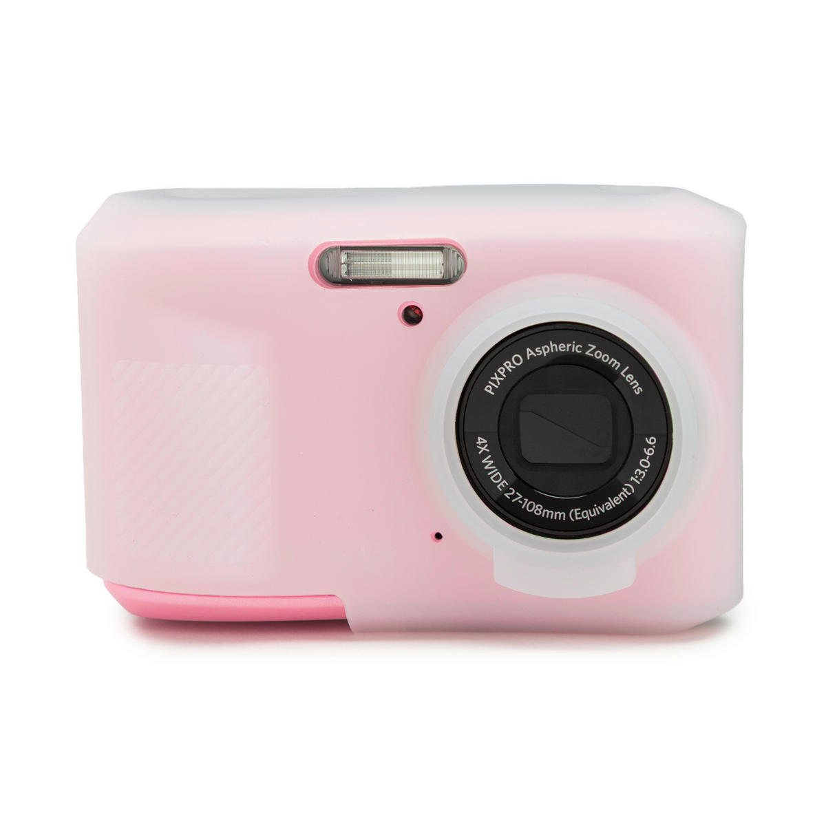 Kodak PixPro FZ45 Friendly Zoom Digital Camera with Silicone Case (Pastel Pink)