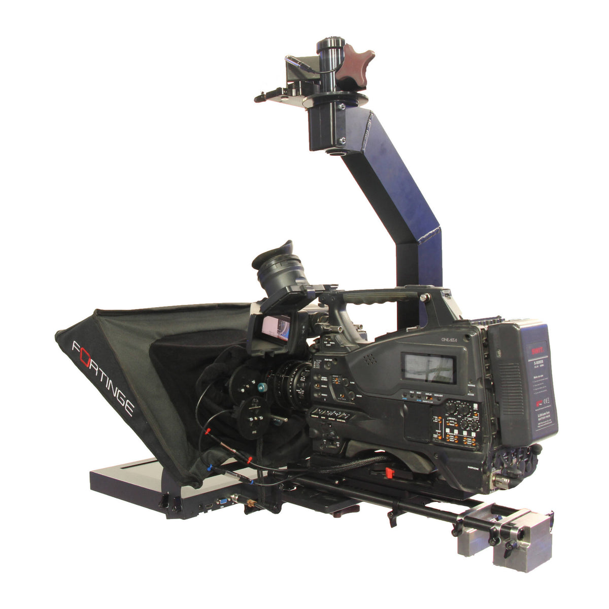 Fortinge PROXJ15 15-Inch Crane Teleprompter for Jib and ENG Camera Use