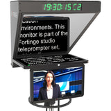Fortinge ROBO 19-Inch High-Brightness Studio Teleprompter for PTZ Cameras