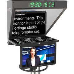 Fortinge ROBO 19-Inch High-Brightness Studio Teleprompter for PTZ Cameras
