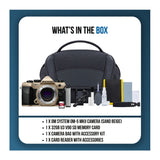 OM SYSTEM OM-5 Mark II Camera with SD Card, Bag and Accessories (Sand Beige)