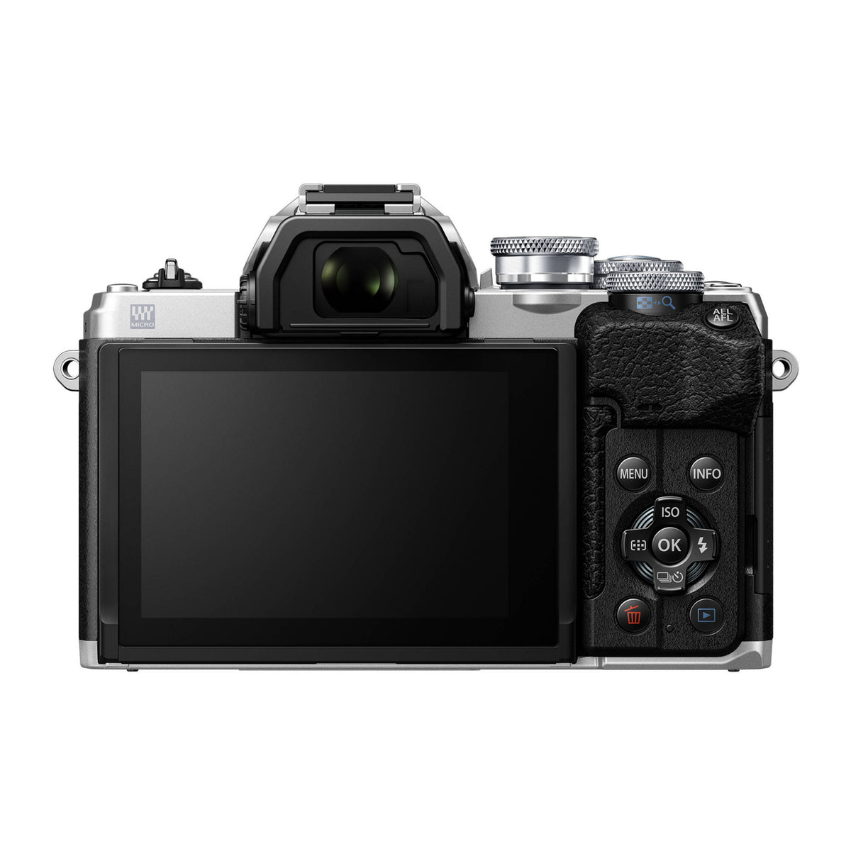 OM SYSTEM OM-D E-M10 MKIV Camera with SD Card, Bag and Accessories (Silver)