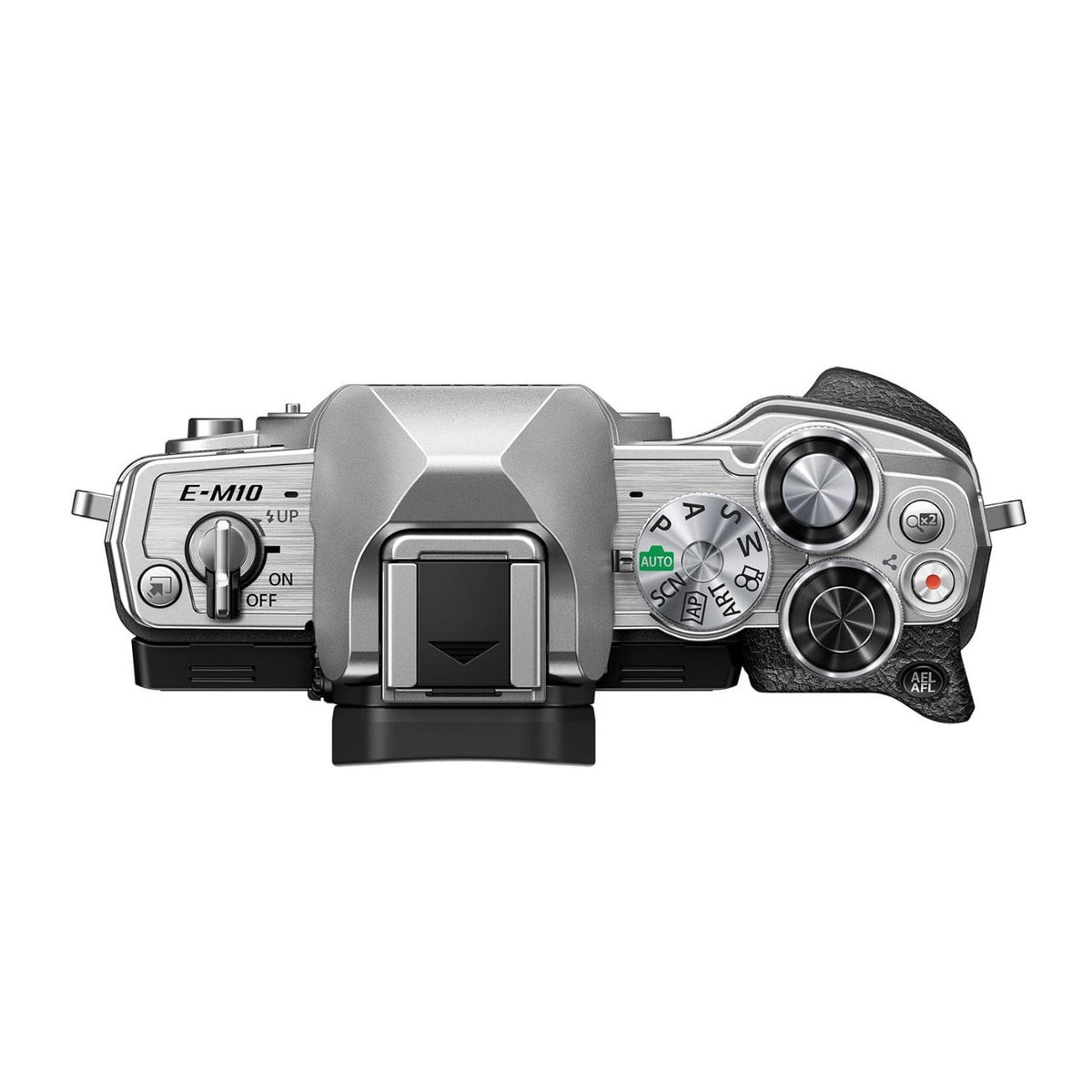 OM SYSTEM OM-D E-M10 MKIV Camera with SD Card, Bag and Accessories (Silver)