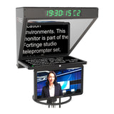 Fortinge ROBO Studio 19-Inch Teleprompter with SDI Input/Output for PTZ Cameras