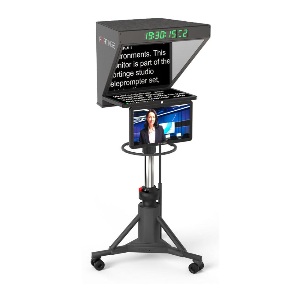 Fortinge ROBO Studio 19-Inch Teleprompter with SDI Input/Output for PTZ Cameras