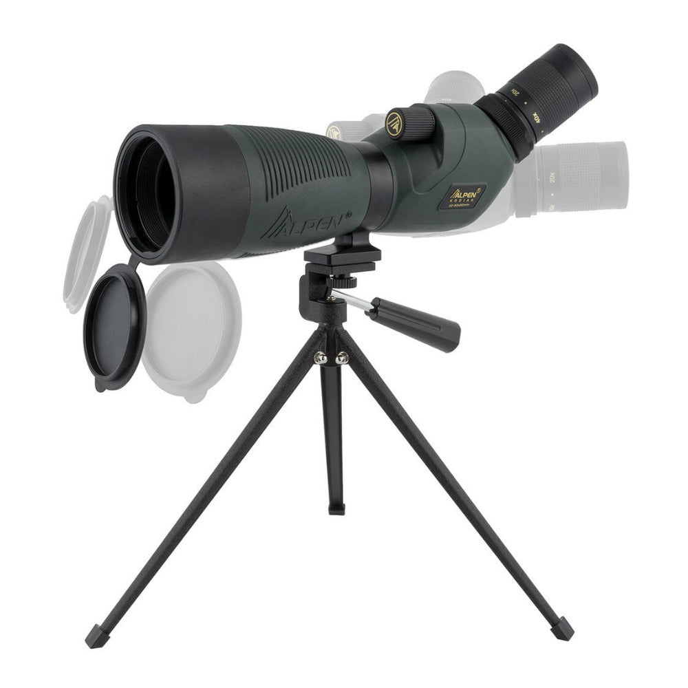 Alpen Kodiak 20-60x60 Waterproof Spotting Scope with Tripod and Padded Case