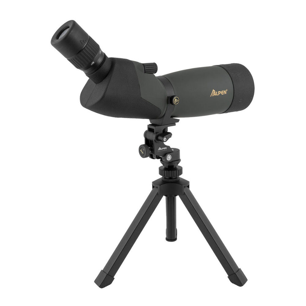 Alpen Optics Shasta Ridge 20 to 60x80 Waterproof Spotting Scope with Tripod