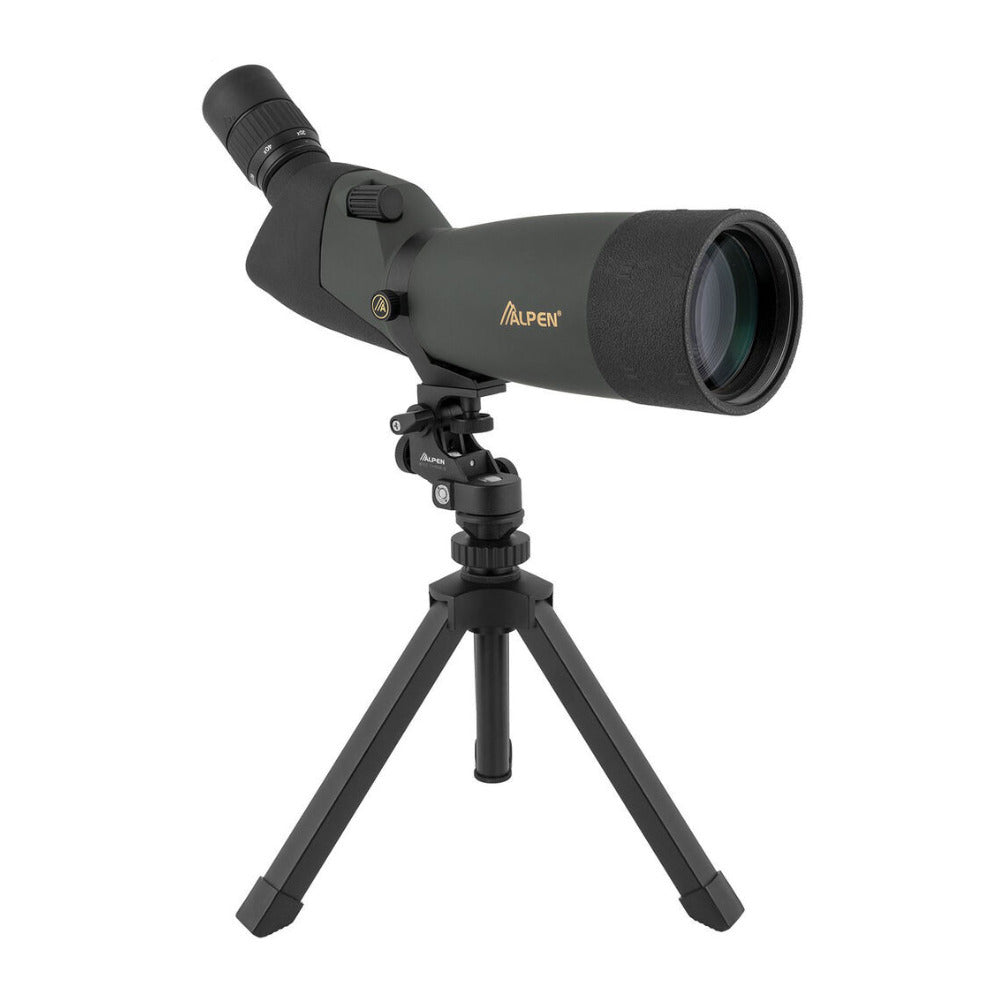 Alpen Optics Shasta Ridge 20 to 60x80 Waterproof Spotting Scope with Tripod