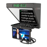 Fortinge ROBO High-Brightness 21 Inch Studio Teleprompter for PTZ Cameras