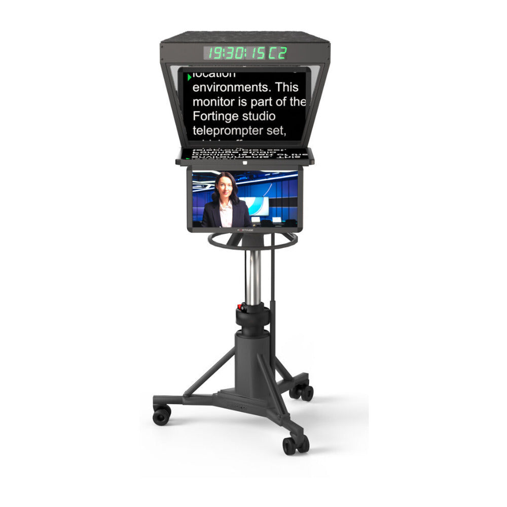 Fortinge ROBO High-Brightness 21 Inch Studio Teleprompter for PTZ Cameras