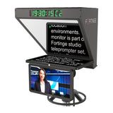 Fortinge ROBO High-Brightness 21 Inch Studio Teleprompter with SDI Input/Output for PTZ Cameras
