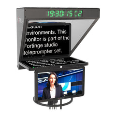 Fortinge ROBO 24 Inch Studio Teleprompter with SDI Input/Output for PTZ Cameras