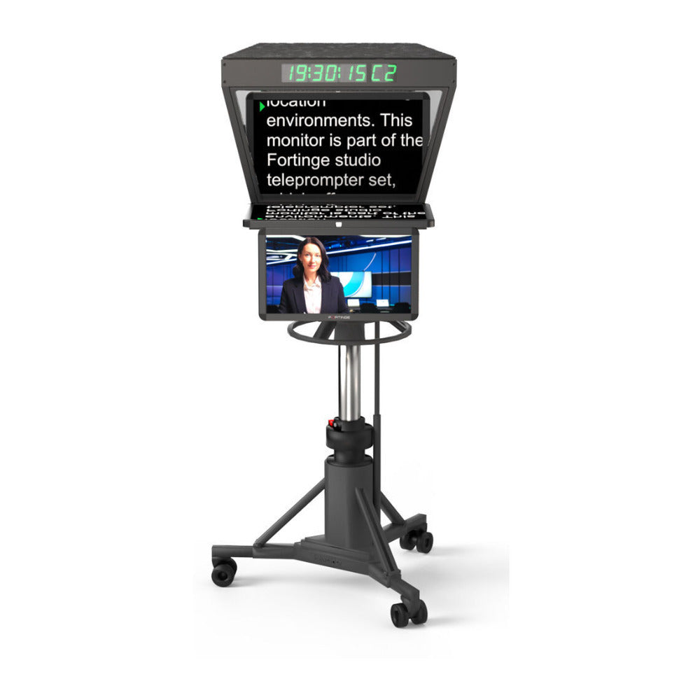 Fortinge ROBO 24 Inch Studio Teleprompter with SDI Input/Output for PTZ Cameras