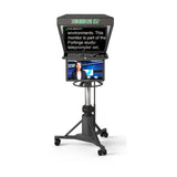 Fortinge ROBO High-Brightness 24 Inch Studio Teleprompter with SDI Input/Output for PTZ Cameras