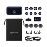 Hollyland LARK M3 Combo Wireless Microphone System (4 TX, 2 RX) Bundle with Charging Accessories