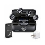 Hollyland LARK M3 Combo Wireless Microphone System (4 TX, 2 RX) Bundle with Charging Accessories