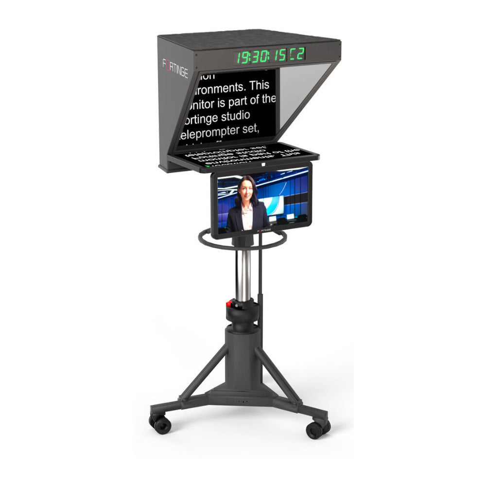 Fortinge ROBO IP 21 Inch Studio Teleprompter with IP Input for PTZ Cameras