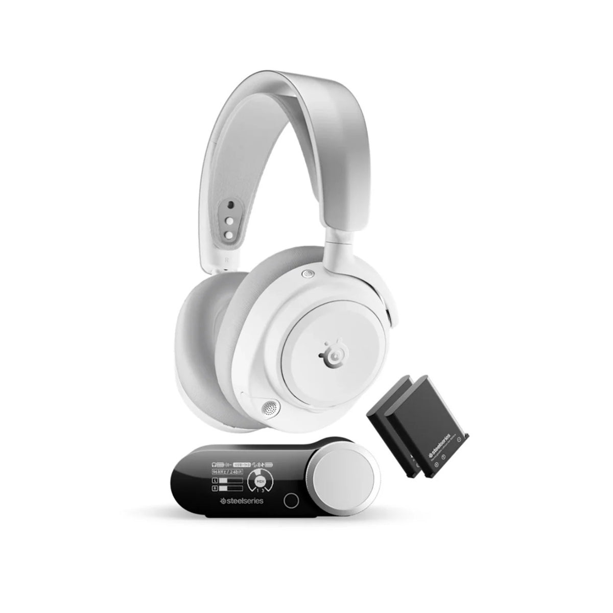 SteelSeries Arctis Nova Pro Omni Hi-Res Wireless Gaming Headset (White)