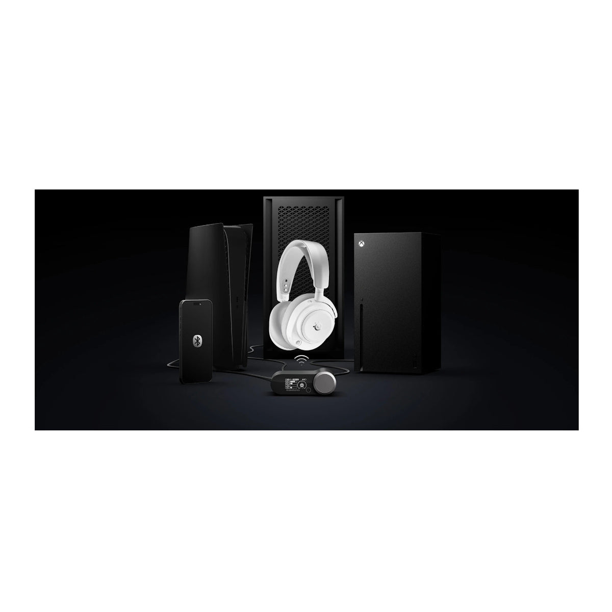 SteelSeries Arctis Nova Pro Omni Hi-Res Wireless Gaming Headset (White)