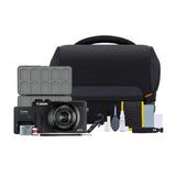 Canon PowerShot G7X MK3 Camera with 32GB SD Card, Bag, Memory Card Case, and Accessories (Black)