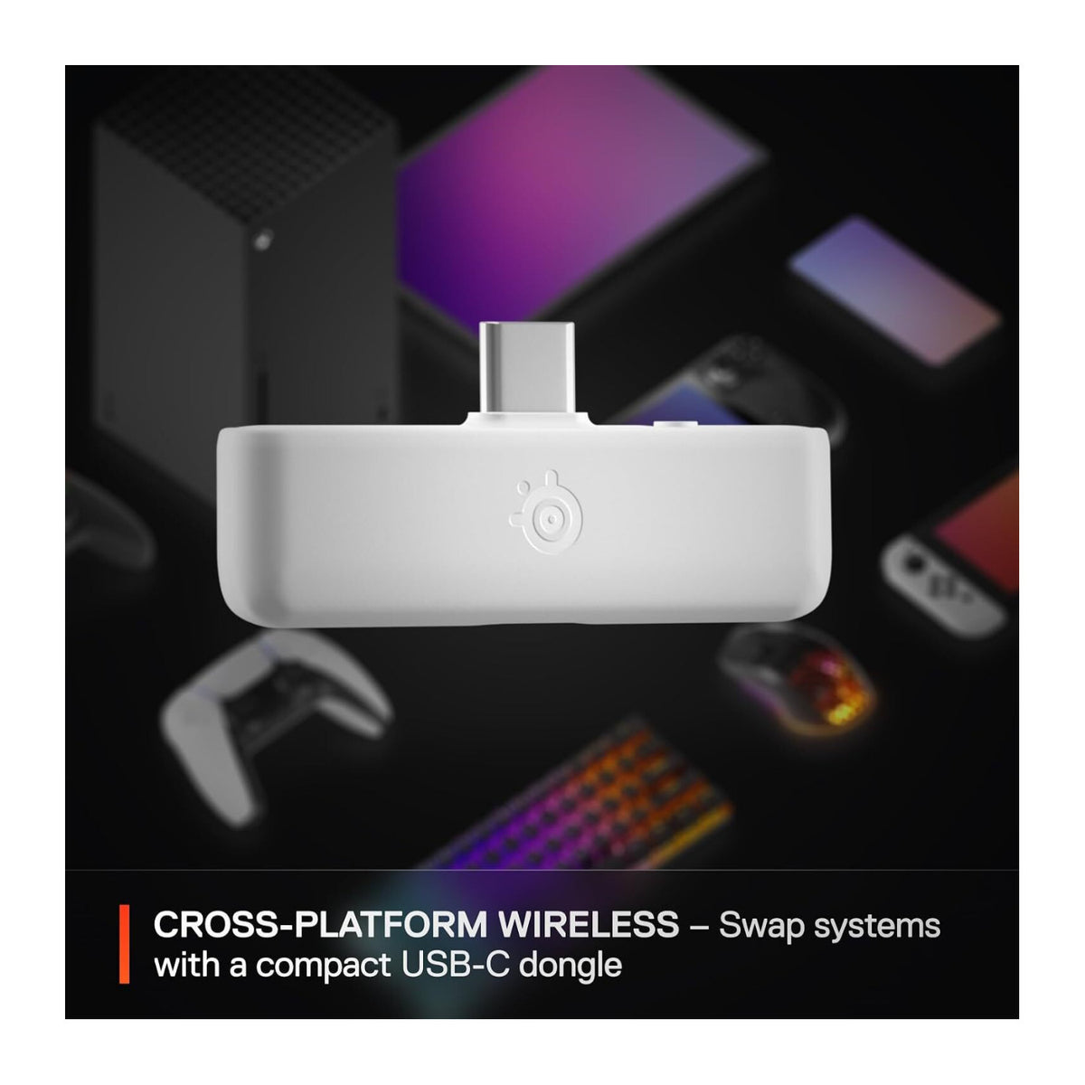 SteelSeries Arctis Nova 5X Wireless Multi-System Gaming Headset (White)
