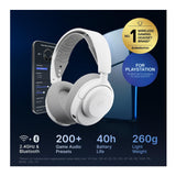SteelSeries Arctis Nova 3P Wireless Multi-Platform Gaming Headset (White)