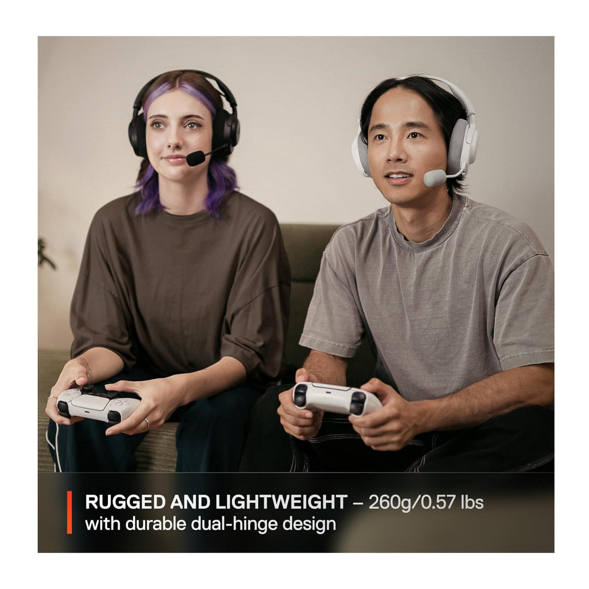 SteelSeries Arctis Nova 3P Wireless Multi-Platform Gaming Headset (White)