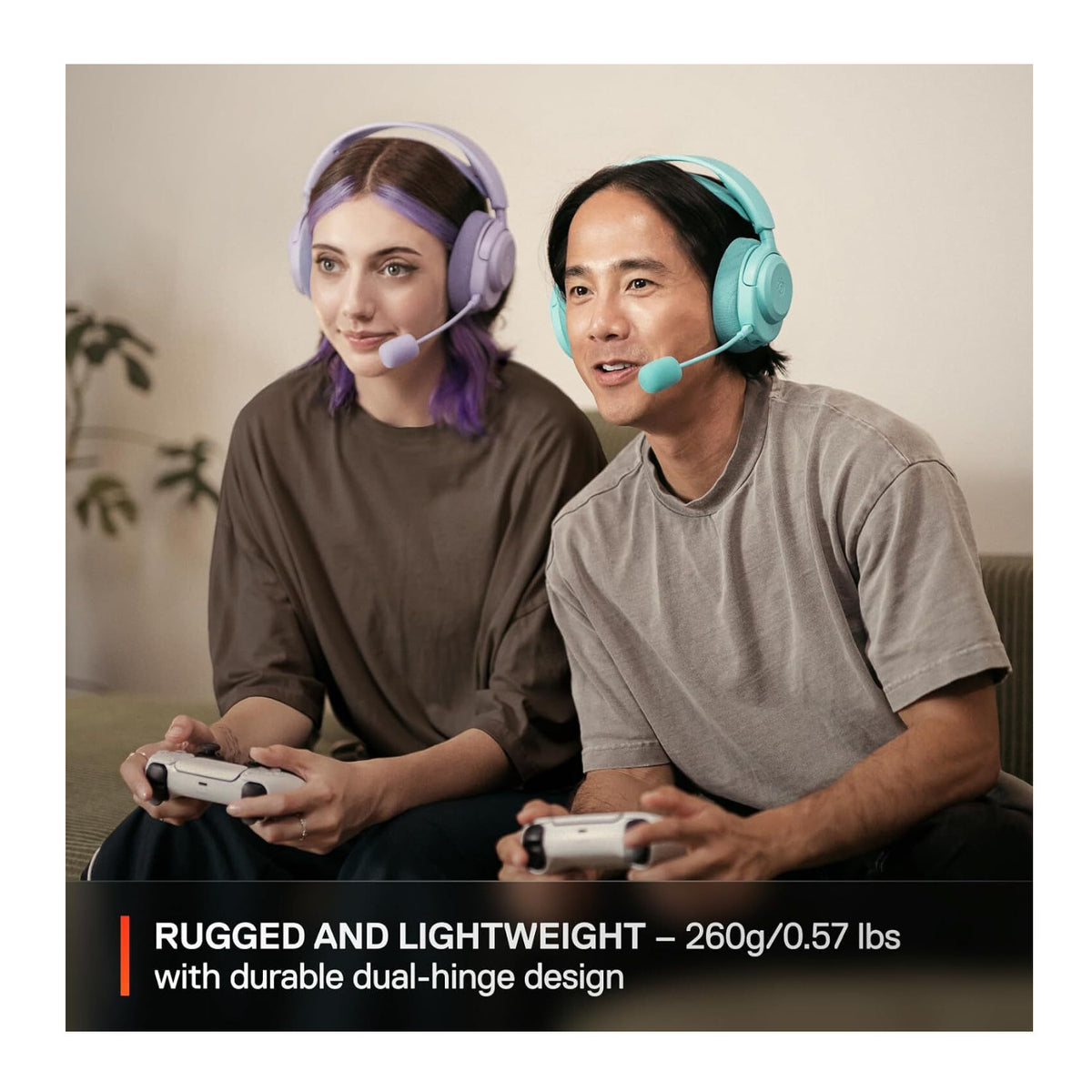 SteelSeries Arctis Nova 3P Wireless Multi-Platform Gaming Headset (Lavender)