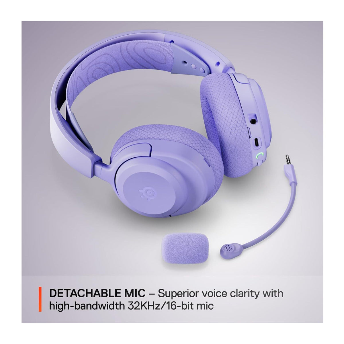 SteelSeries Arctis Nova 3P Wireless Multi-Platform Gaming Headset (Lavender)